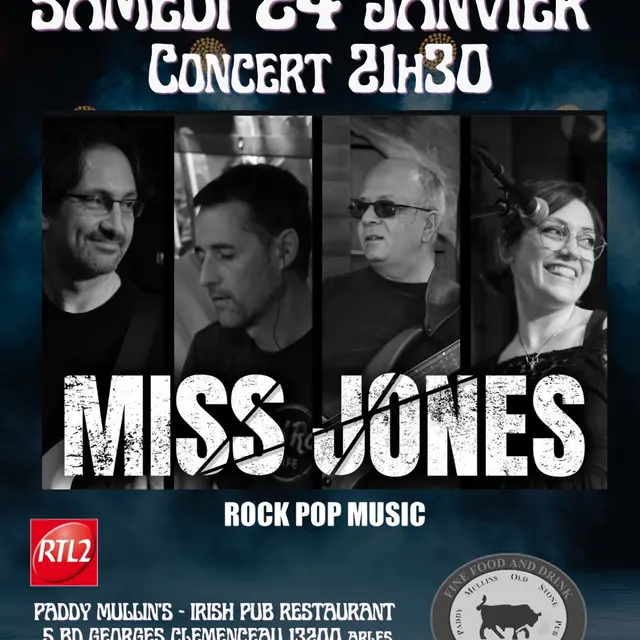 Concert - Miss Jones au Paddy_Arles