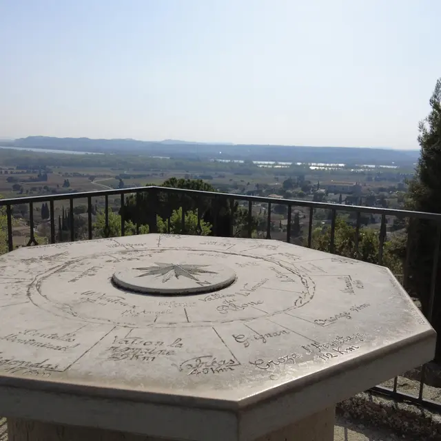 Table d'orientation Châteauneuf-du-Pape