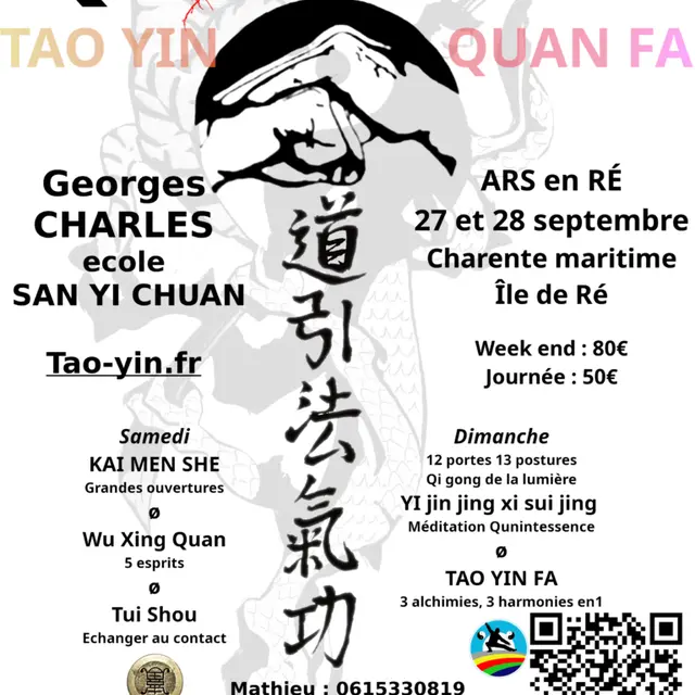 Stage de Qi Gong avec Georges Charles_Ars-en-Ré
