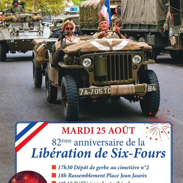 82 ème anniversaire de la Libération de Six Fours_Six-Fours-les-Plages