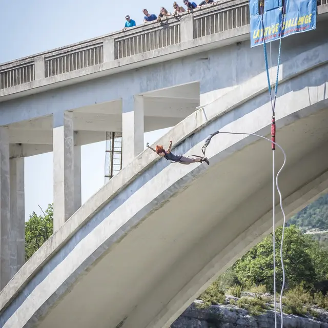 Saut à l'élastique du Pont de l'Artuby