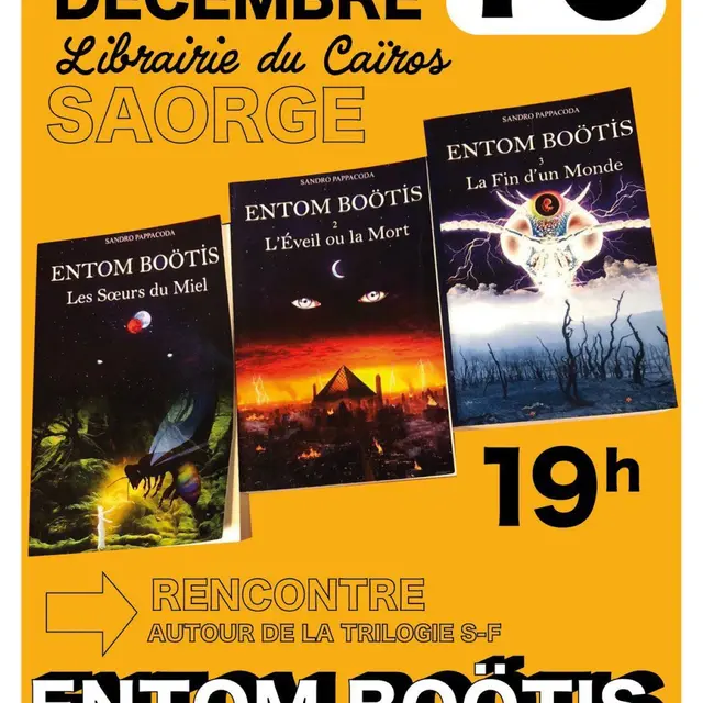 Rencontre  avec l'écrivain Sandro Pappacoda librairie du Cairos_Saorge
