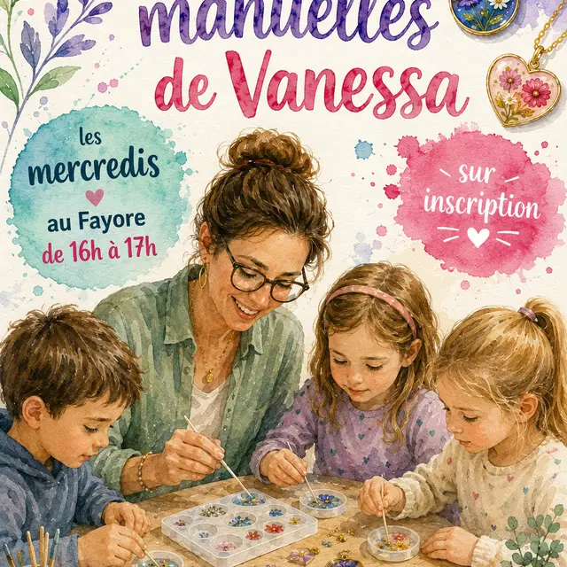 Atelier artistique de Vanessa