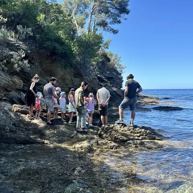 Activité enfant Les pieds dans l'eau_Rayol-Canadel sur Mer