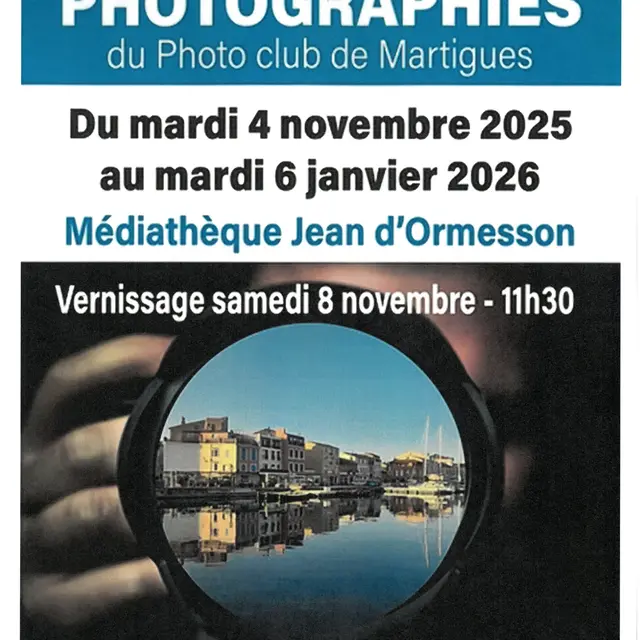 Exposition de photographies : Photo club de Martigues