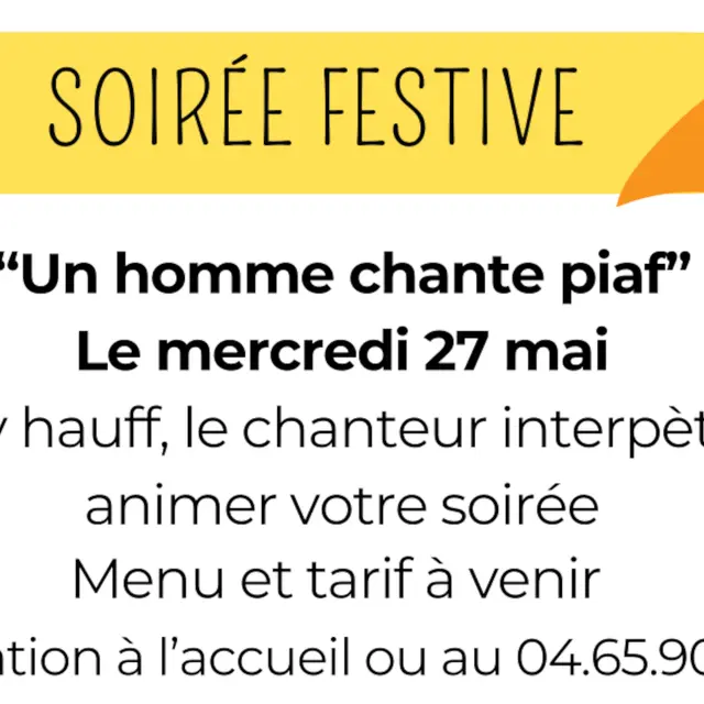 Soirée festive à la résidence Domitys_Briançon