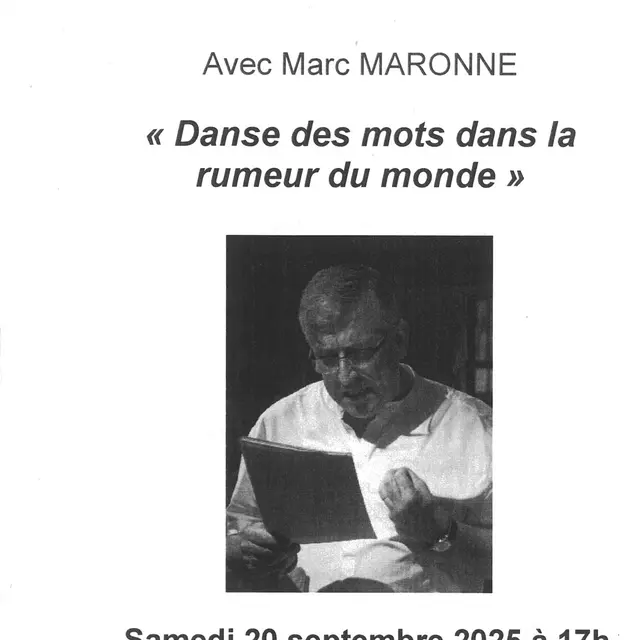 Lecture-Rencontre avec Marc Maronne_Aurillac