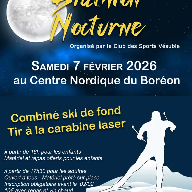 Biathlon nocturne_Saint-Martin-Vésubie