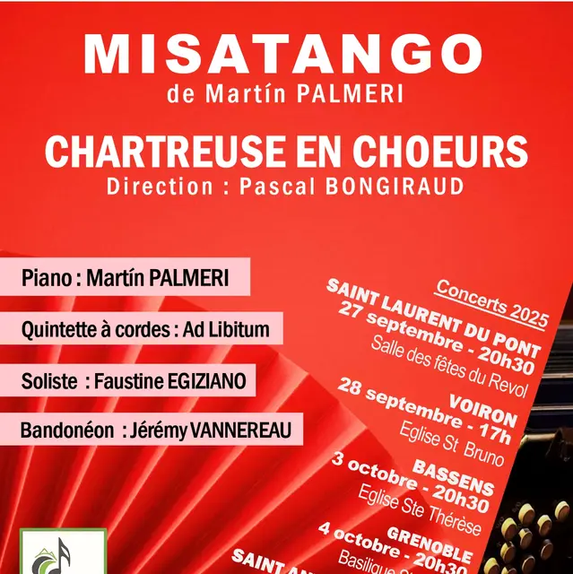 Choeur et orchestre Concert Misatango_Saint-Laurent-du-Pont