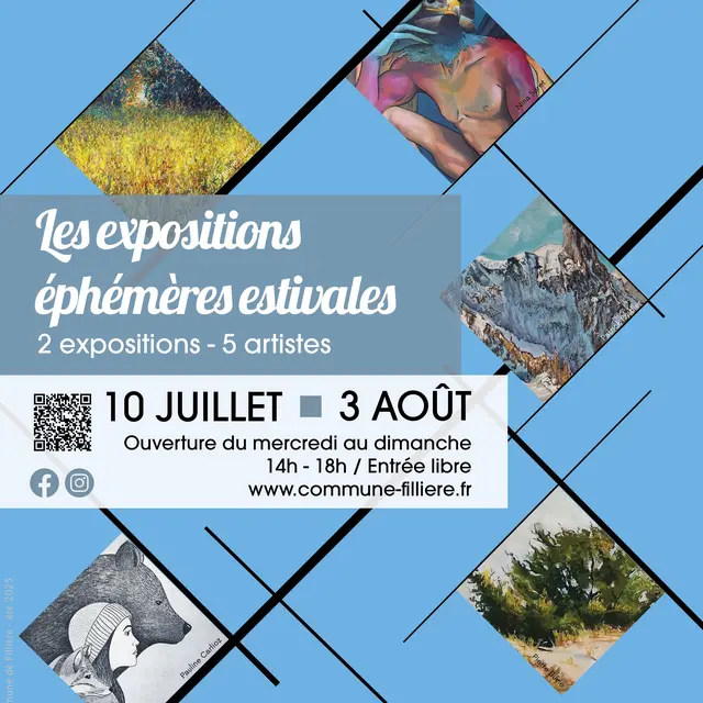 Expositions Ephémères Estivales - Pauline Canto, Patrick Pradier & Pierre Buyle_Fillière