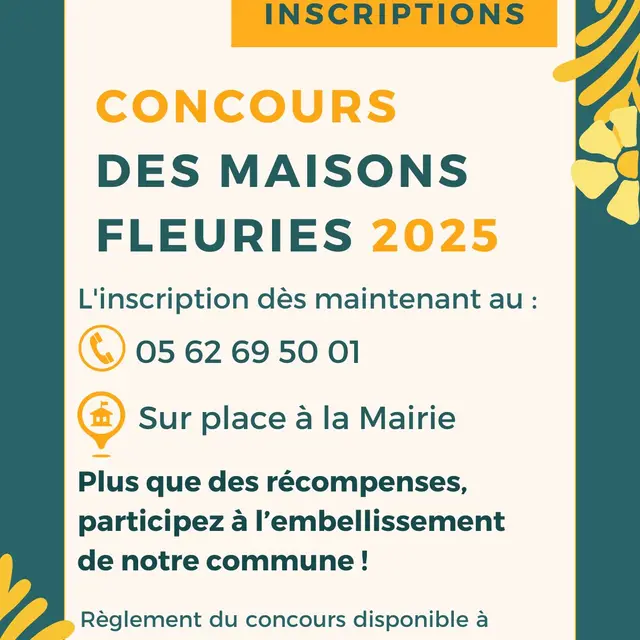 Concours des Maisons Fleuries 2025 à Cazaubon_Cazaubon