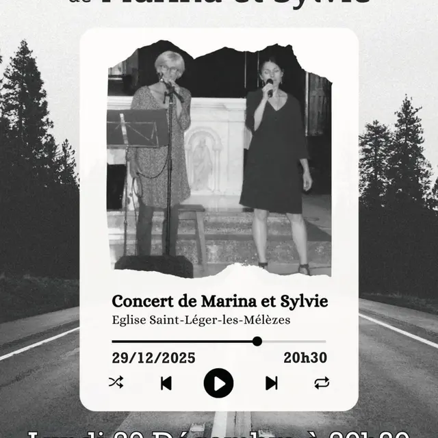 Concert de Marina et Sylvie_Saint-Léger-les-Mélèzes