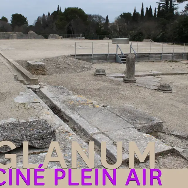 Ciné plein air à Glanum_Saint-Rémy-de-Provence