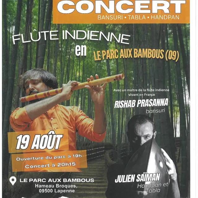 Concert flûte indienne
