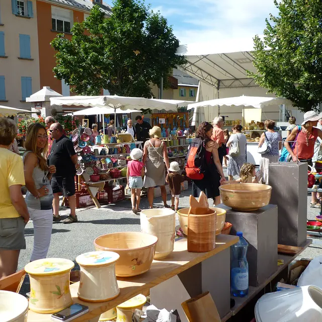 Marché potier de Jausiers