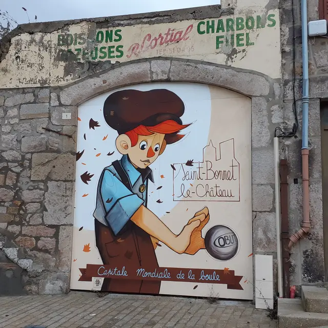 Fresque de Ben Caillous_Saint-Bonnet-le-Château