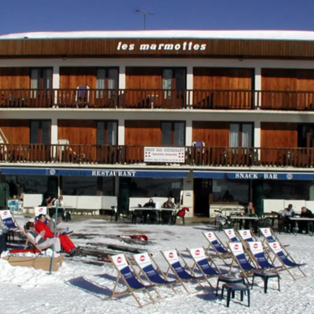 Vue de face Les Marmottes