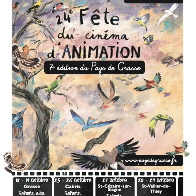24e Fête du cinéma d’animation – 7e édition du Pays de Grasse_Grasse