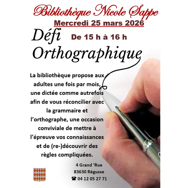 Défi orthographique
