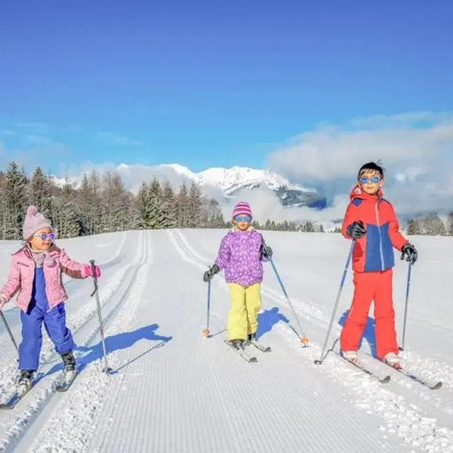 Ski de fond enfant à Abriès-Ristolas -Queyras