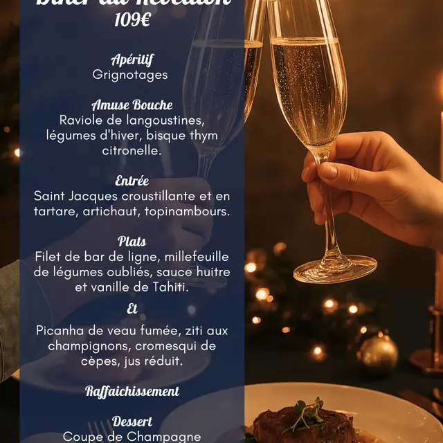 Repas Saint Sylvestre et 1er de l'an_Lagarde-d'Apt