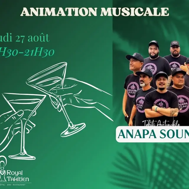 Anapa Sound en concert au Royal Tahitien_Pirae