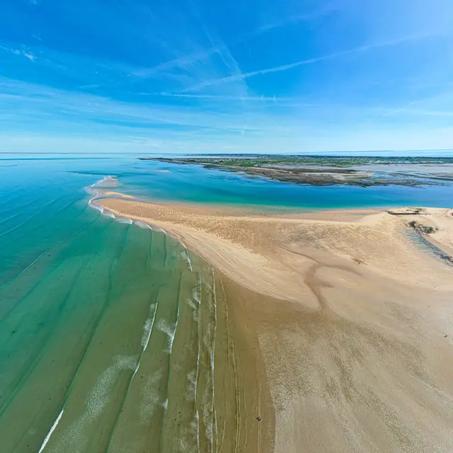 Banc du Bûcheron en vue aérienne