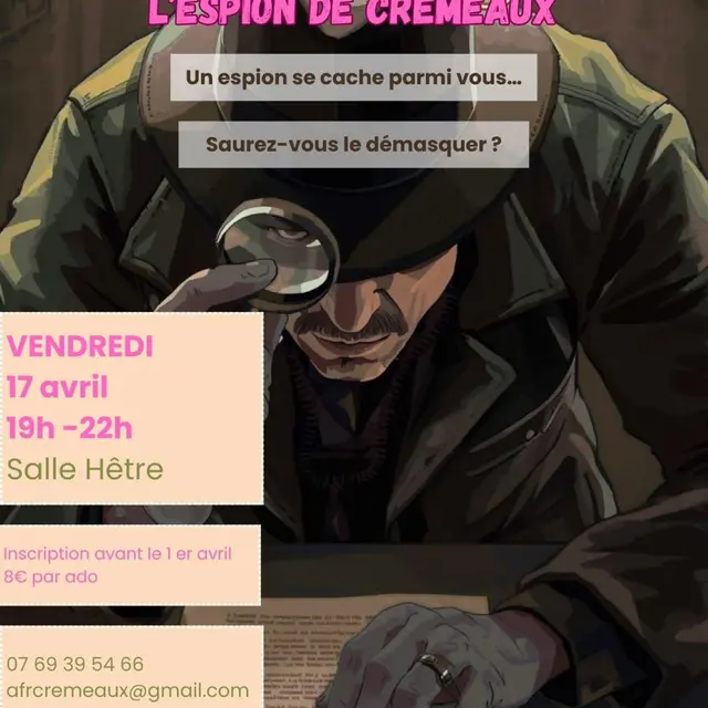 Soirée ados : L'espion de Crémeaux_Cremeaux