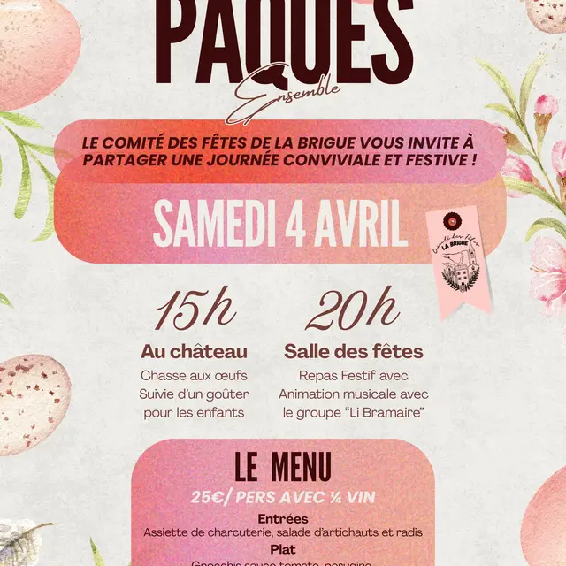Fêtons Pâques ensemble, Association Comité des fêtes de La Brigue_La Brigue