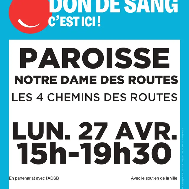 Collecte de sang Église Notre dame des Routes_Toulon