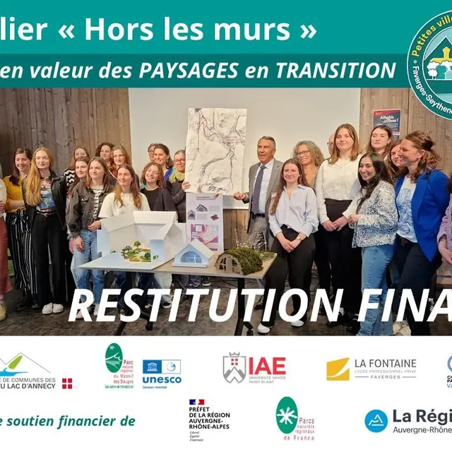 Atelier hors les murs - Patrimoines et paysages en transition_Faverges-Seythenex