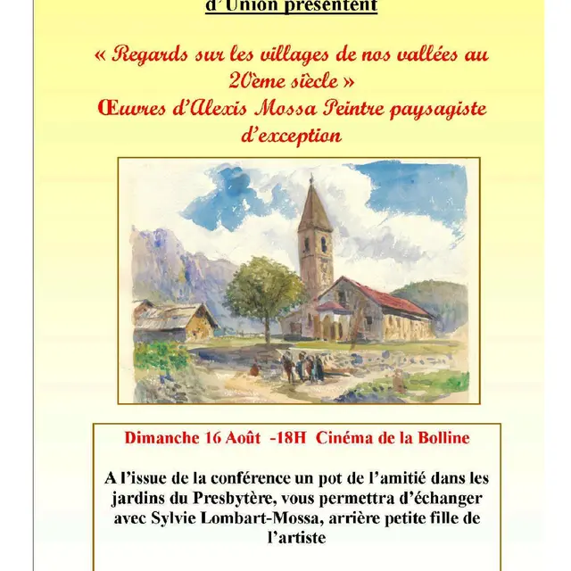 Conférence et rencontre avec les PETITS ENFANTS d'Alexis MOSSA._Valdeblore