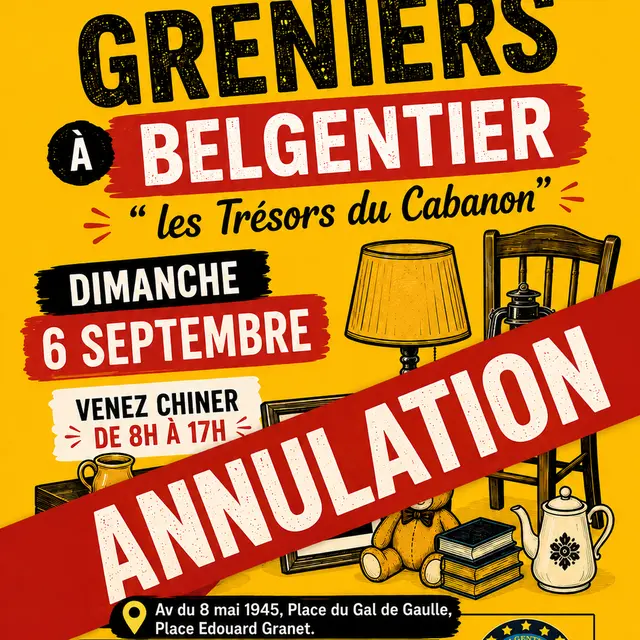 ANNULE - Vide-greniers : Les trésors du cabanon_Belgentier
