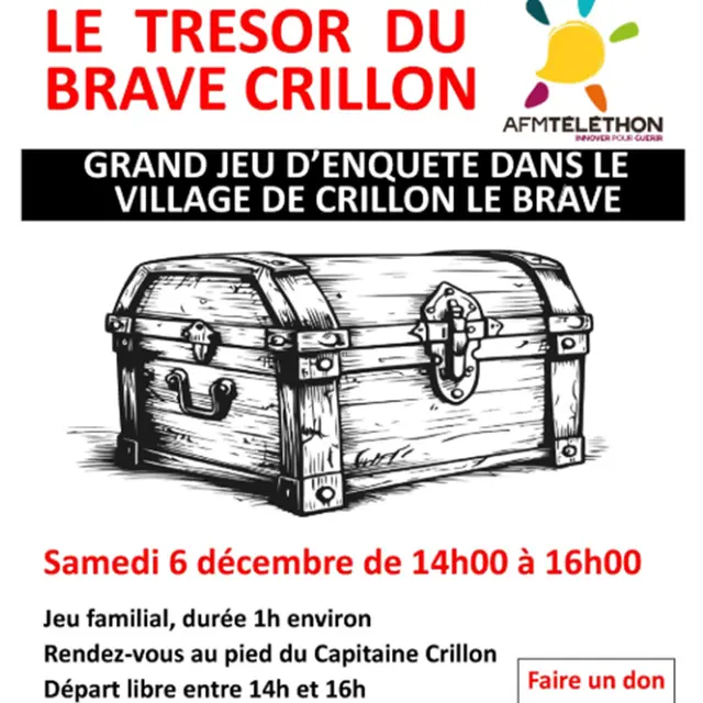 Grand jeu d'enquête : Le trésor du brave crillon_Crillon-le-Brave