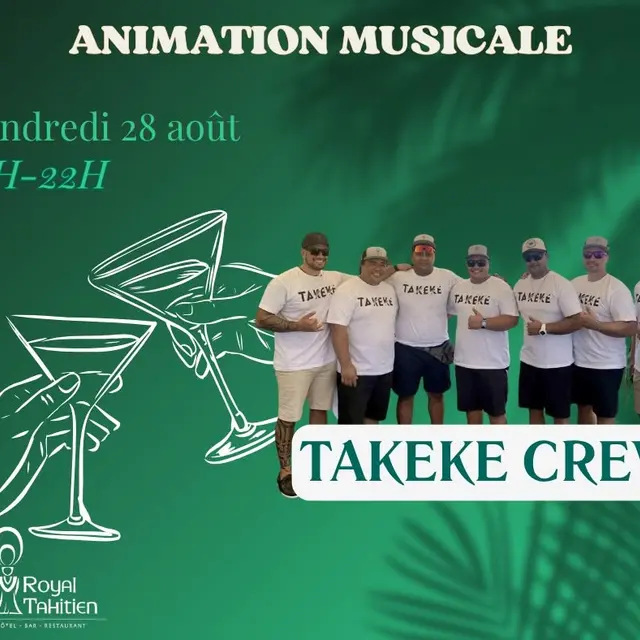 Takeke Crew en concert au Royal Tahitien_Pirae