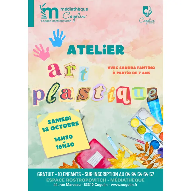 Atelier arts plastiques_Cogolin