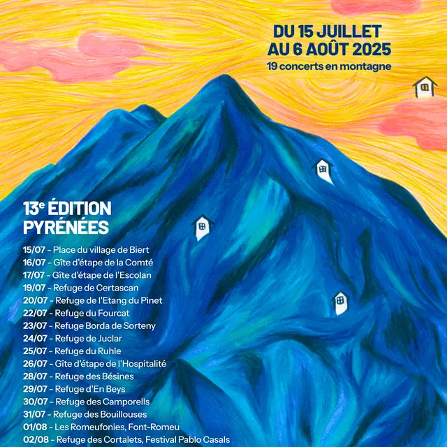 Affiche Tournée des Refuges 2025
