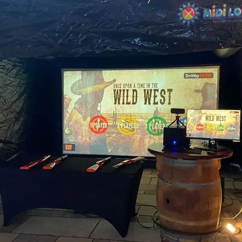 Le Noël Gourmand: Stand de tir laser Western_Cavalaire-sur-Mer
