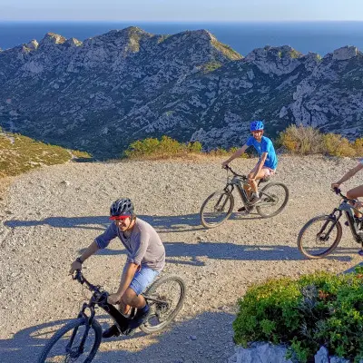 Sortie guidée en vtt électrique dans les Calanques