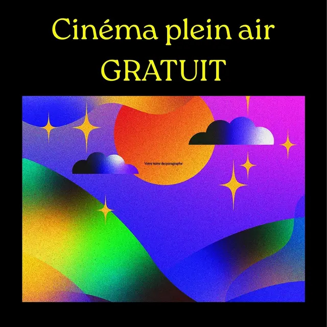 Cinéma sous les étoiles d'une nuit d'été - GRATUIT_Tourrettes