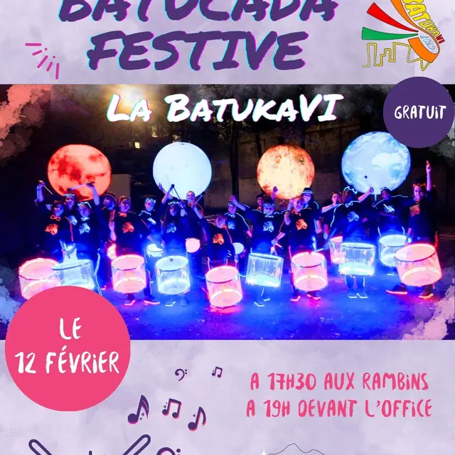 Batucada festive_Corrençon-en-Vercors