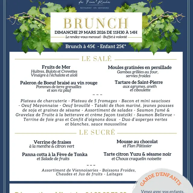 Brunch à l'Hostellerie du Château des Fines Roches_Châteauneuf-du-Pape