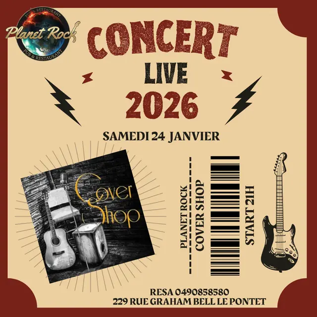 Concert Live Cover Shop_Le Pontet