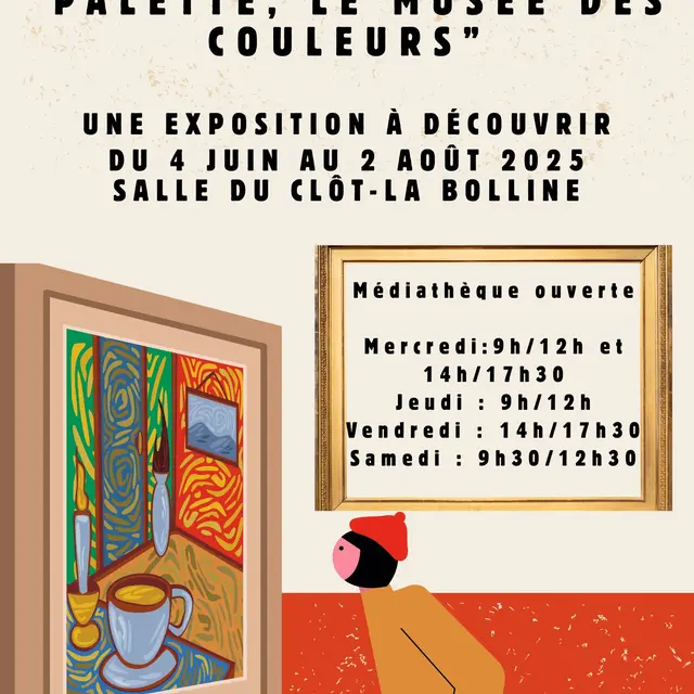 Exposition Palette - Le musée des couleurs Médiathèque Valdeblore_Valdeblore