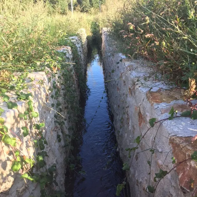 Chantier de restauration du canal des prés_Aups