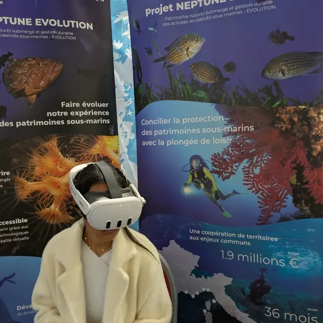 Atelier réalité virtuelle - Plongée en Méditerranée_Hyères