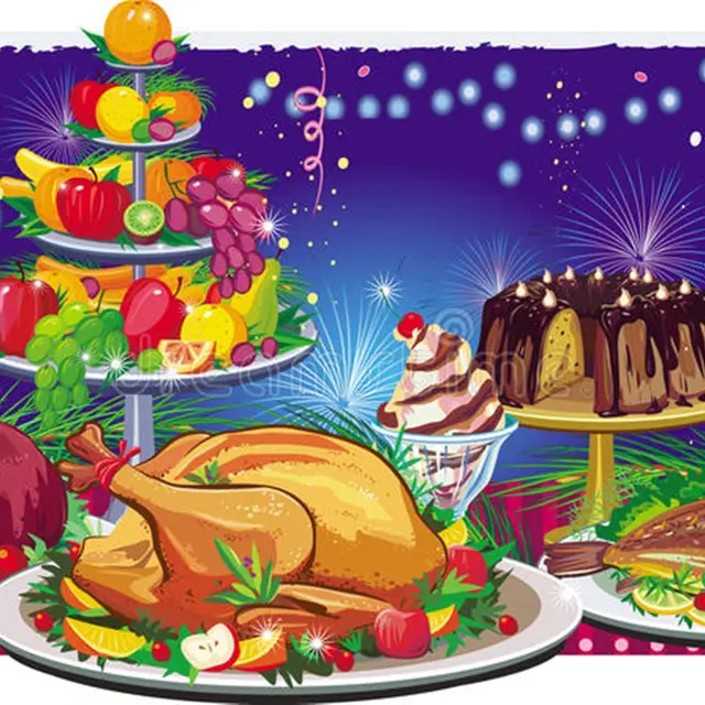 Dessin banquet