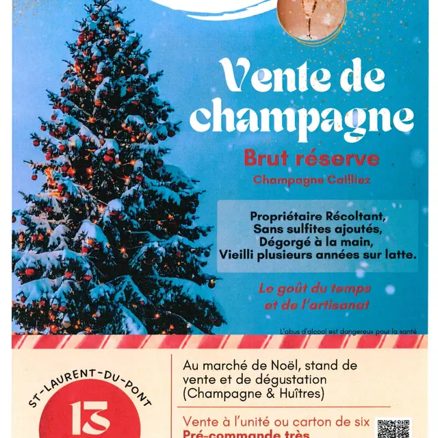 L'école de musique propose : Vente de champagne et d'huitre_Saint-Laurent-du-Pont