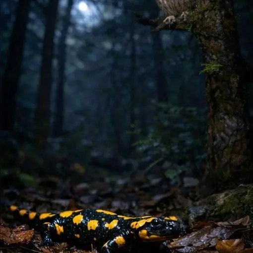 A la tombée de la nuit au Roc de Chère_Talloires-Montmin