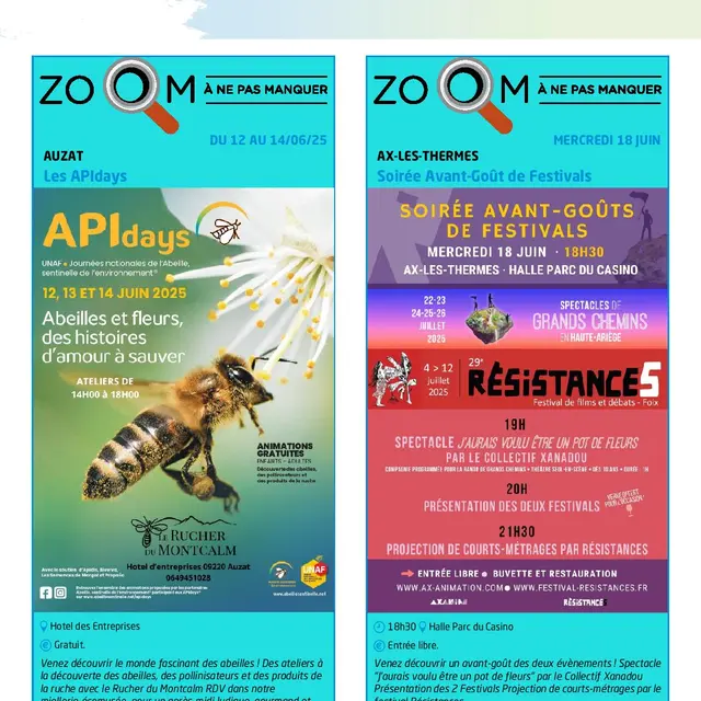 Programme des animations des Pyrénées Ariégeoises_Ax-les-Thermes
